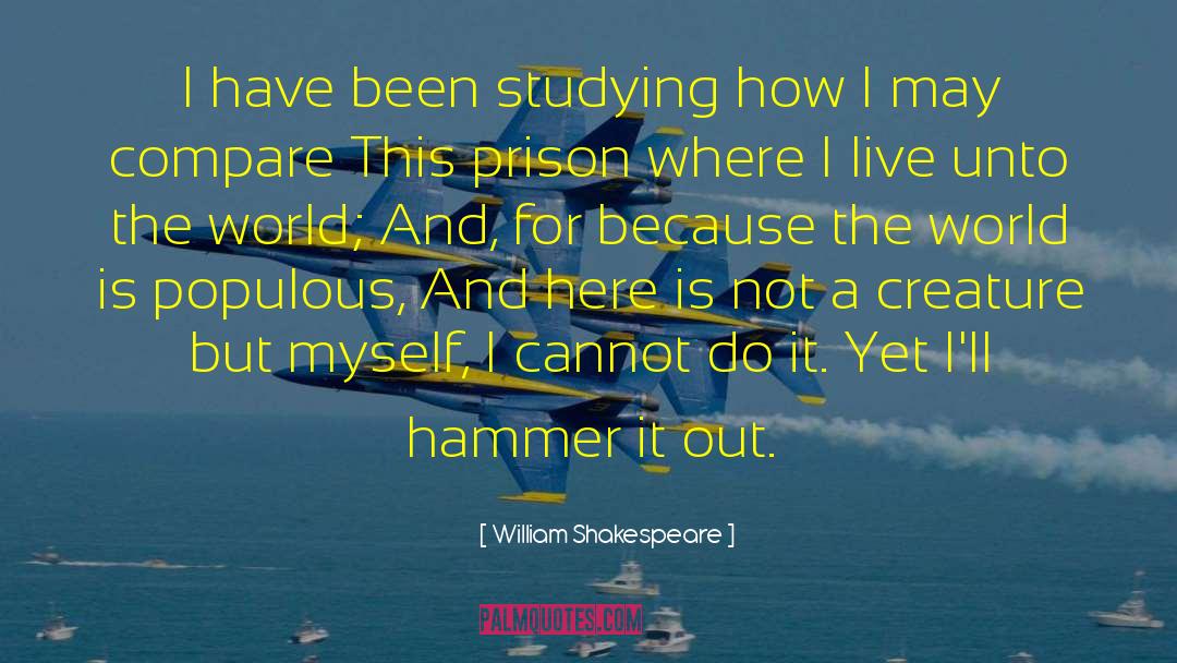 Prison Life quotes by William Shakespeare