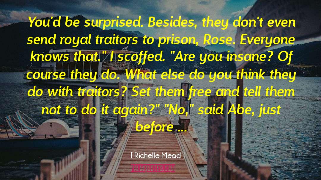 Prison Riot quotes by Richelle Mead