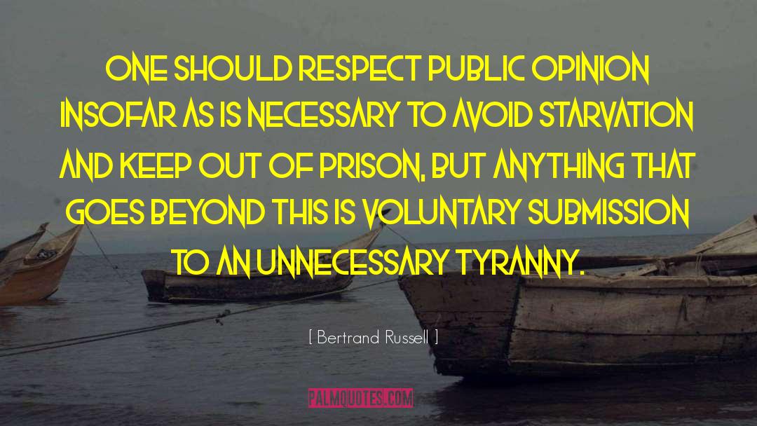 Prison Sentence quotes by Bertrand Russell