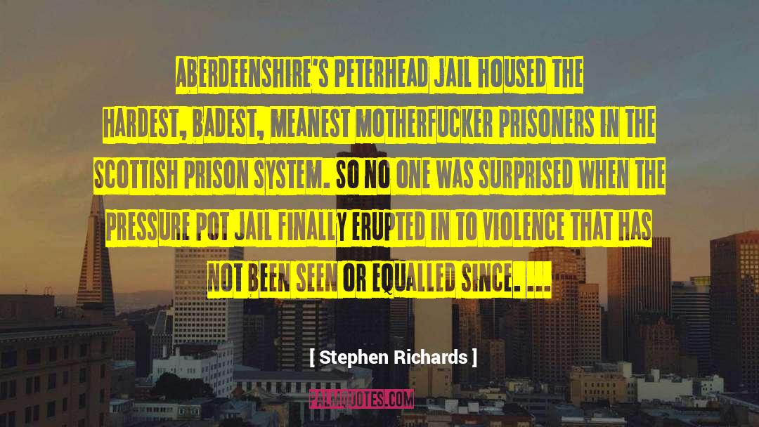 Prison System quotes by Stephen Richards