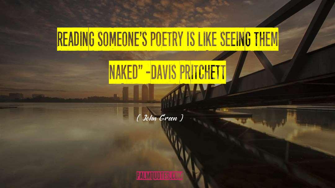 Pritchett quotes by John Green