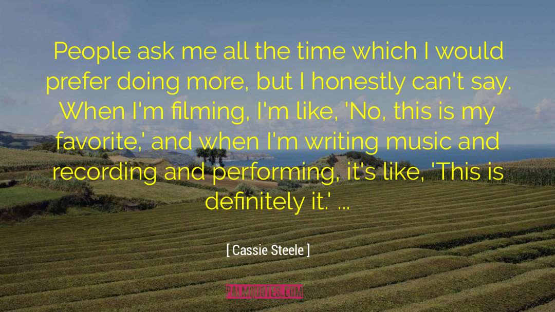 Pritkin Cassie quotes by Cassie Steele