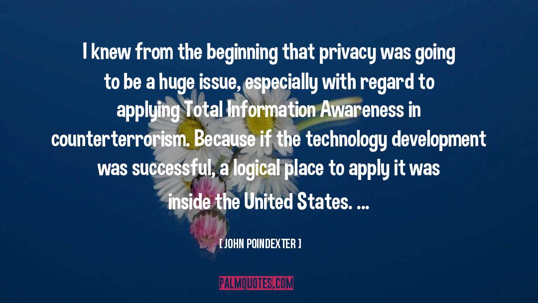Privacy quotes by John Poindexter