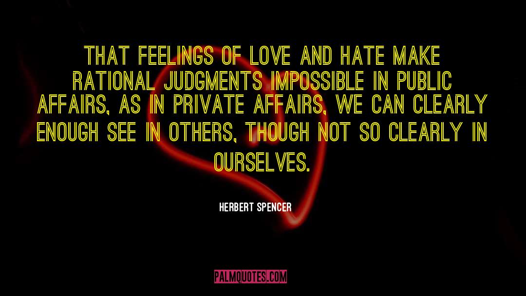 Private Affairs quotes by Herbert Spencer