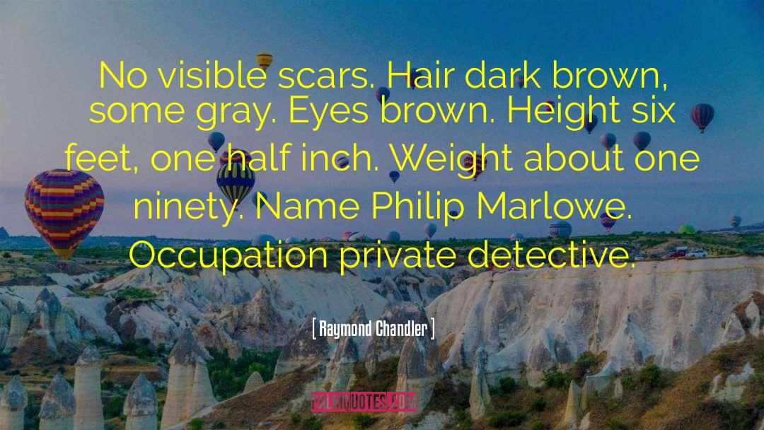Private Detective quotes by Raymond Chandler