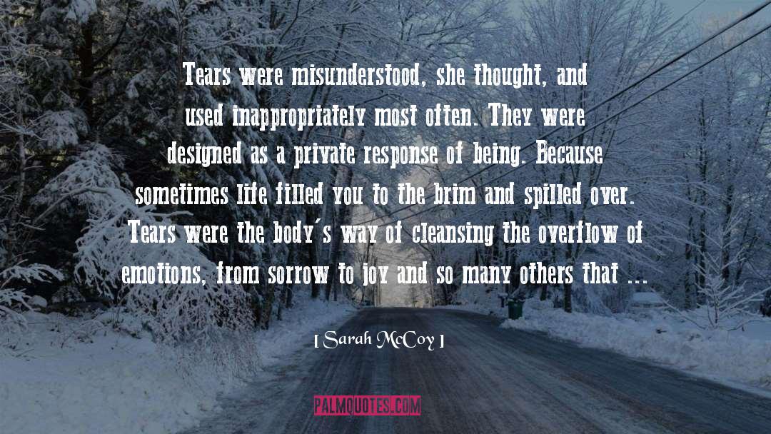Private Emotions Trilogy quotes by Sarah McCoy