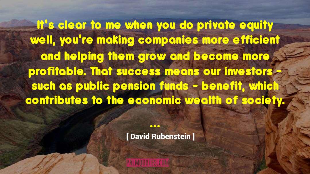 Private Equity quotes by David Rubenstein