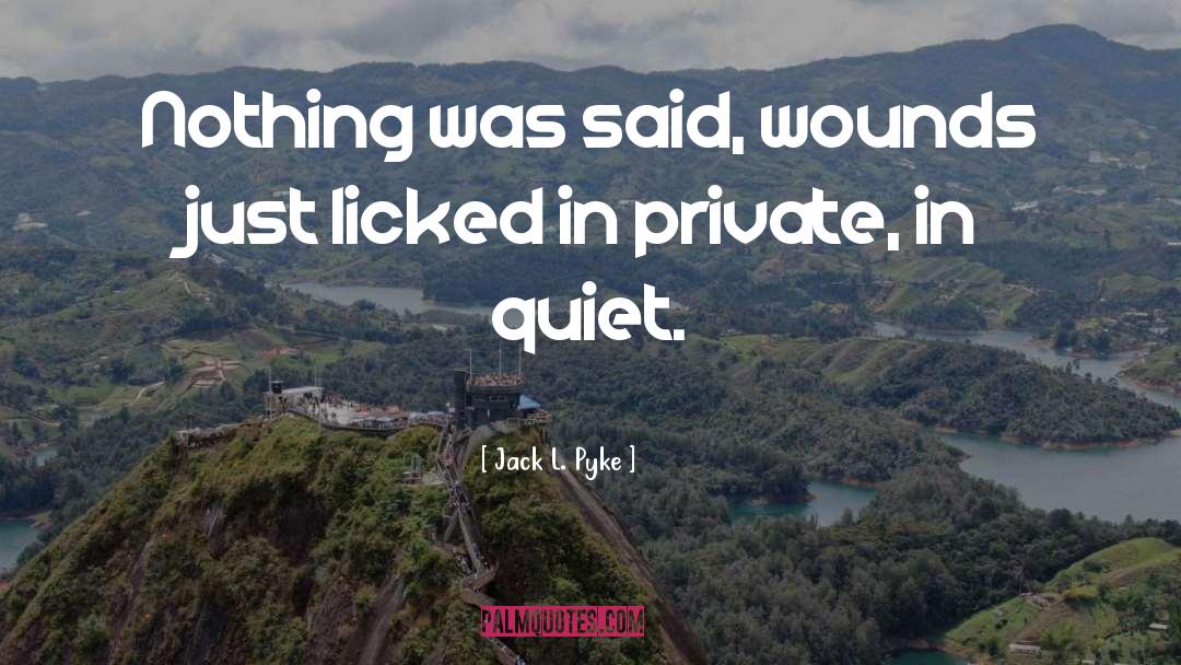 Private Gallery quotes by Jack L. Pyke