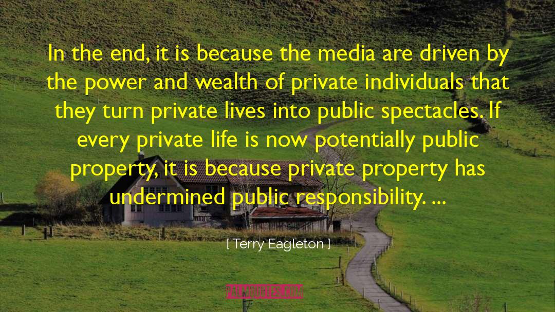 Private Life quotes by Terry Eagleton