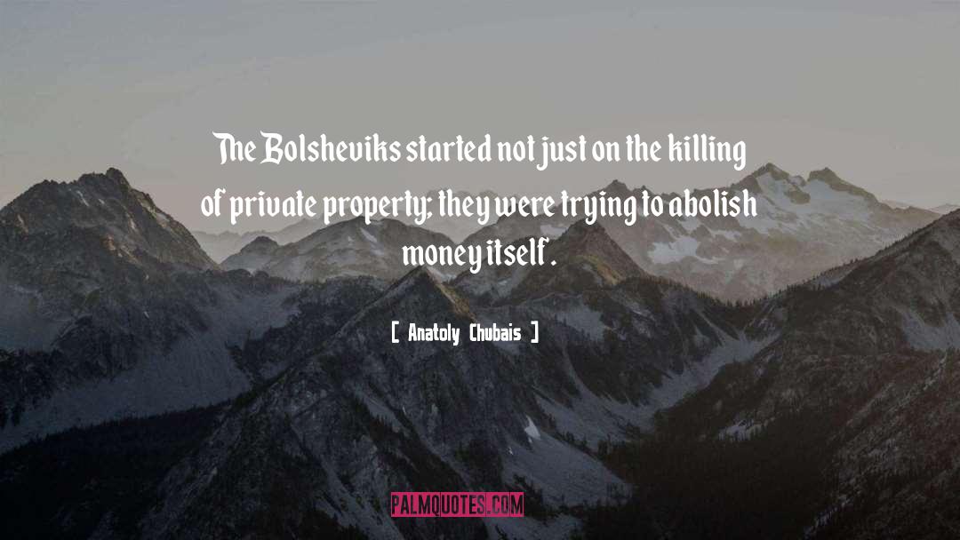 Private Property quotes by Anatoly Chubais