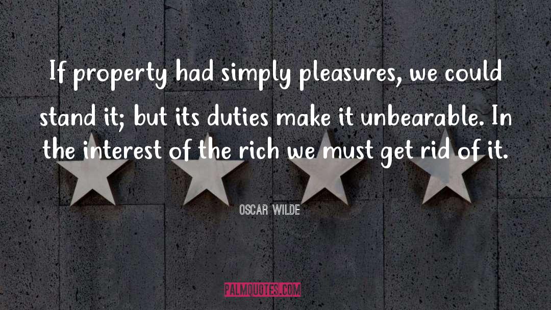 Private Property quotes by Oscar Wilde