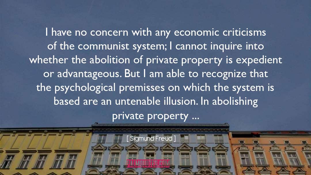 Private Property quotes by Sigmund Freud