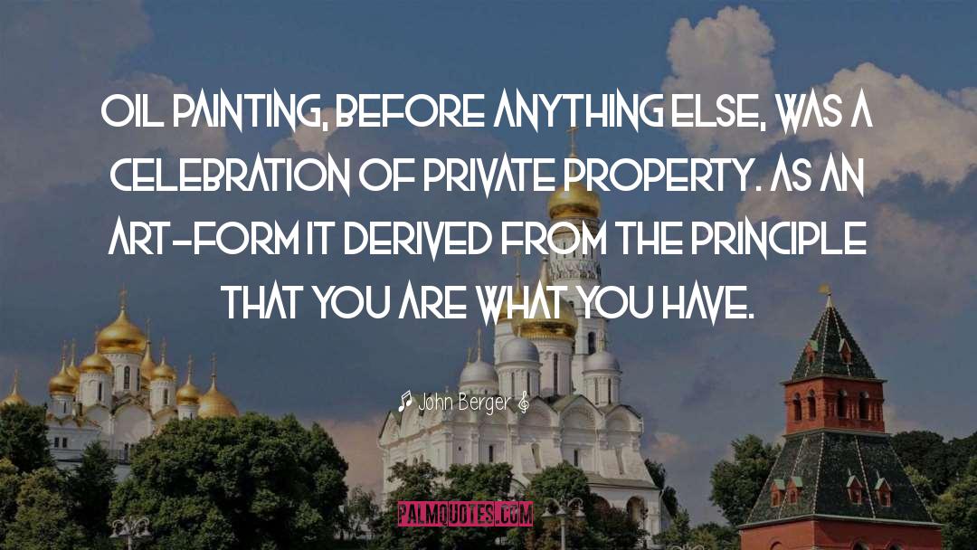 Private Property quotes by John Berger