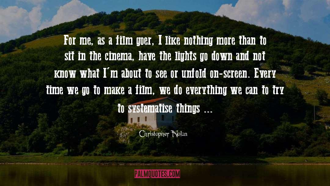 Private quotes by Christopher Nolan