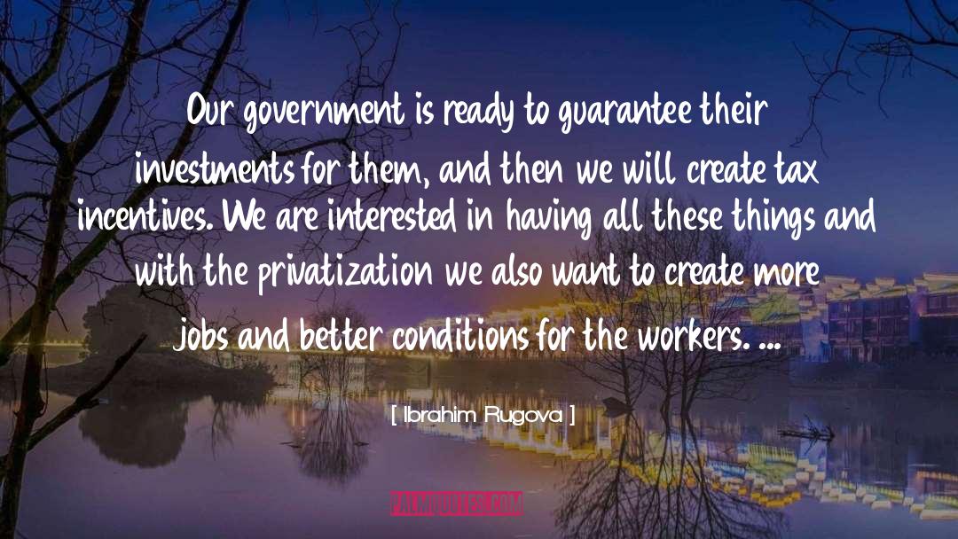 Privatization quotes by Ibrahim Rugova