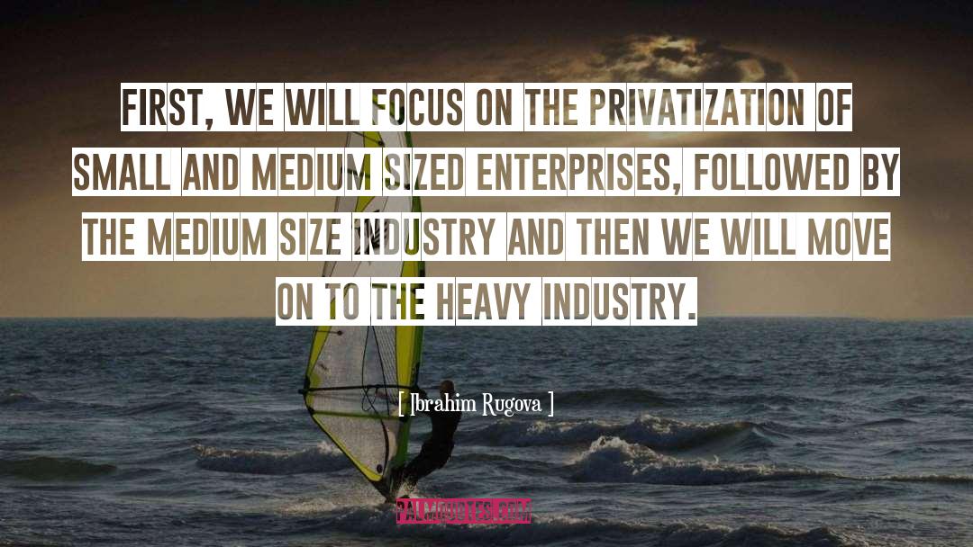 Privatization quotes by Ibrahim Rugova