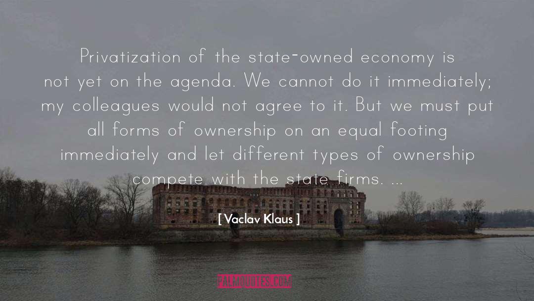 Privatization quotes by Vaclav Klaus