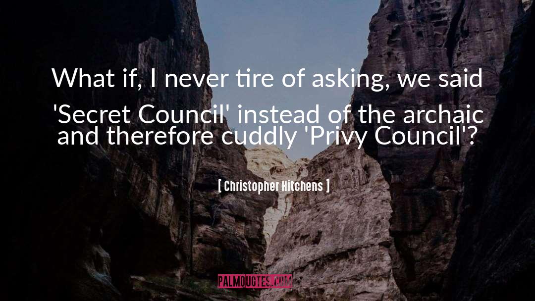 Privy Council Of The Uk quotes by Christopher Hitchens