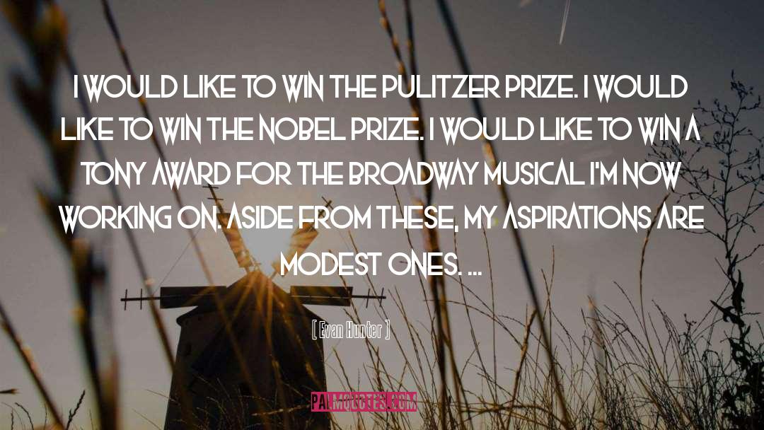 Prize quotes by Evan Hunter