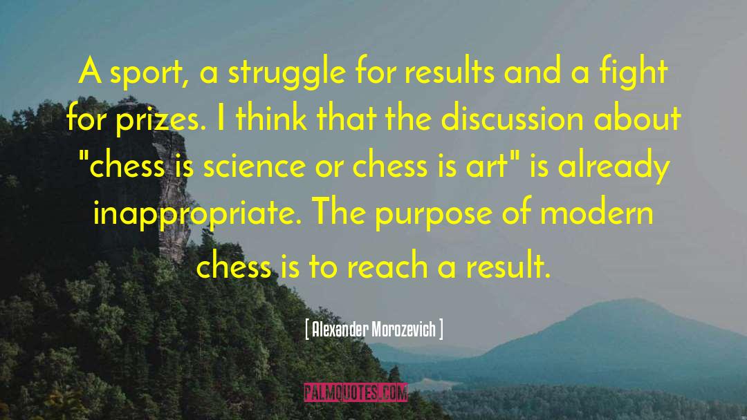 Prizes quotes by Alexander Morozevich