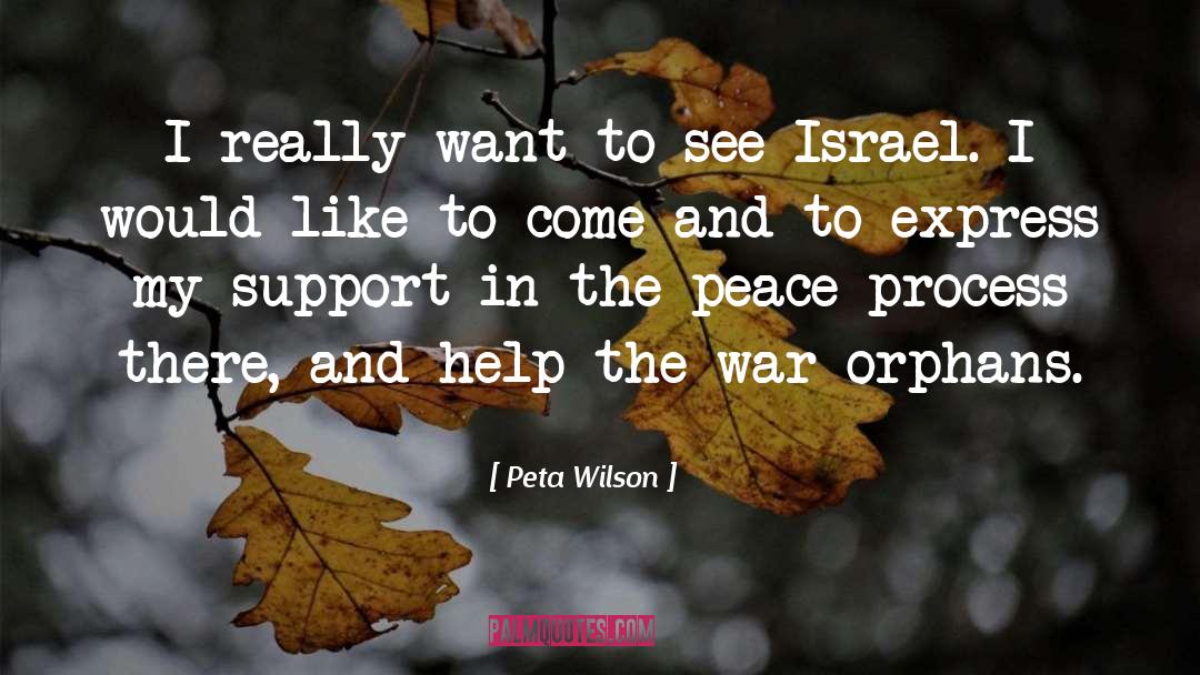 Pro Israel quotes by Peta Wilson