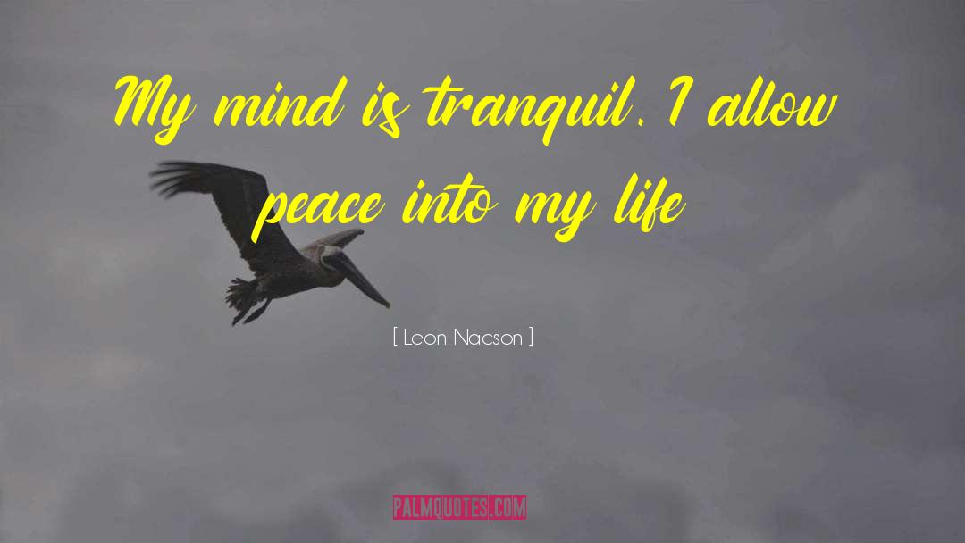 Pro Peace quotes by Leon Nacson