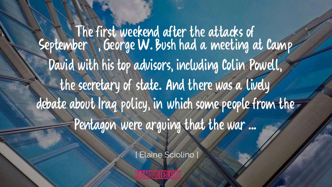 Pro War quotes by Elaine Sciolino