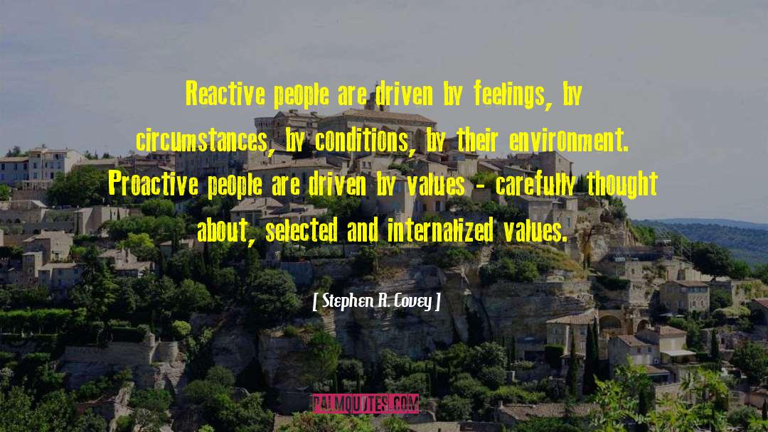 Proactive quotes by Stephen R. Covey