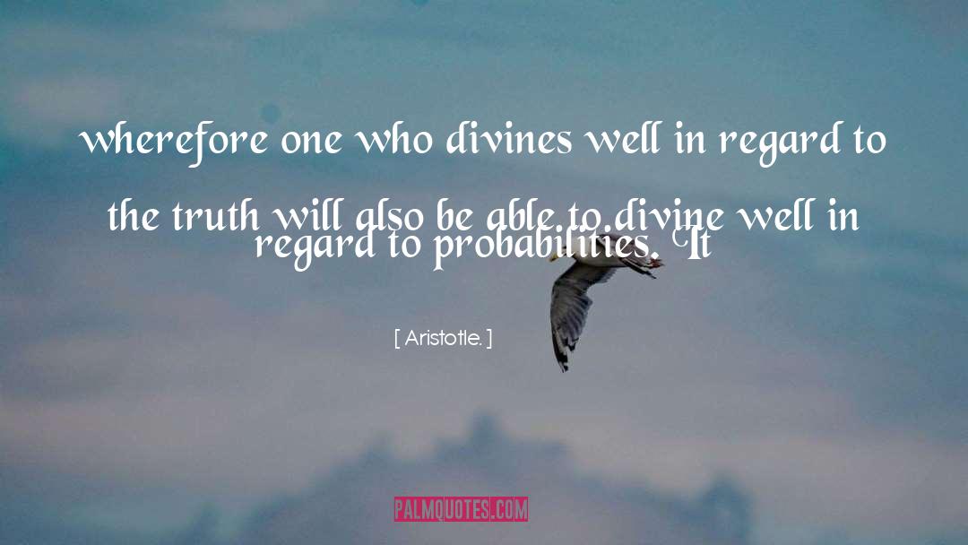 Probabilities quotes by Aristotle.