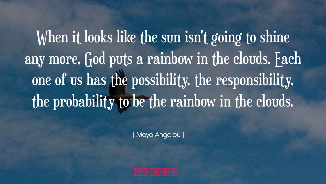 Probability quotes by Maya Angelou