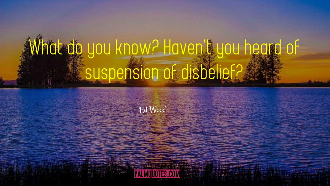 Probated Suspension quotes by Ed Wood