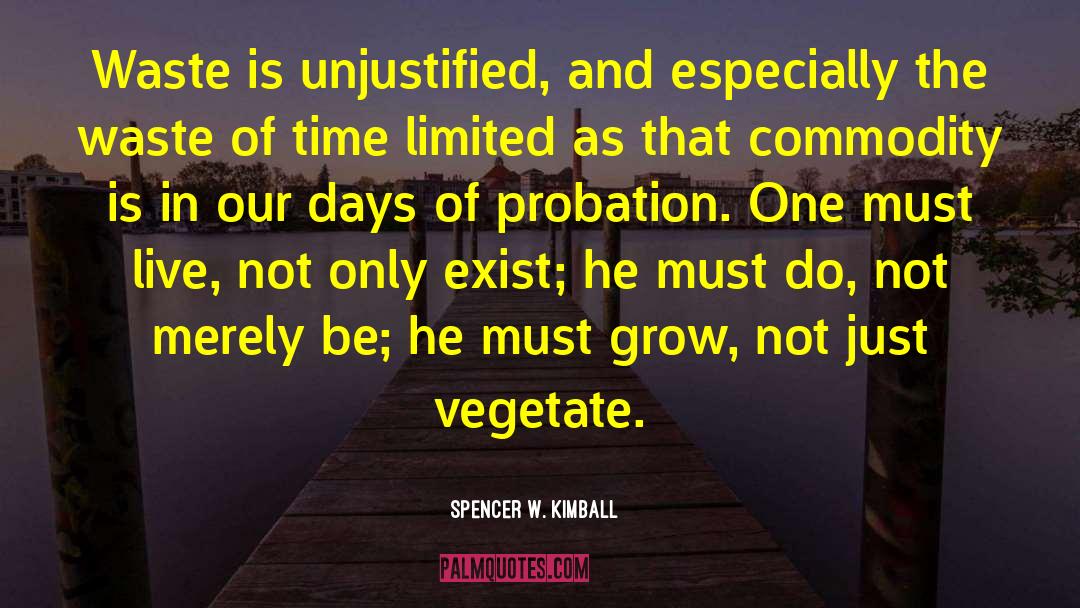 Probation quotes by Spencer W. Kimball