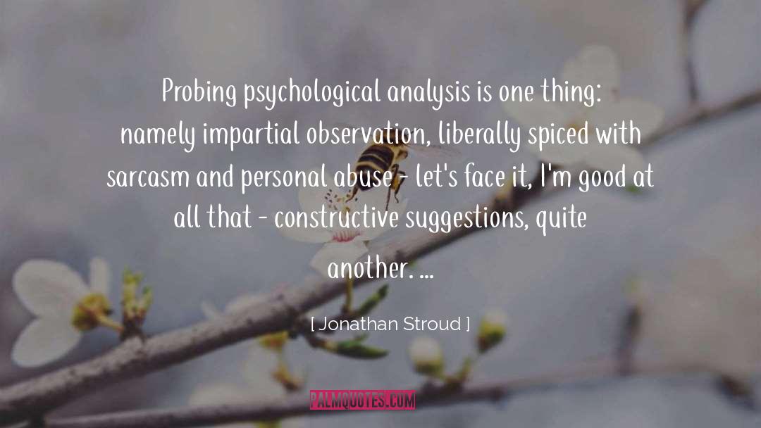 Probing quotes by Jonathan Stroud