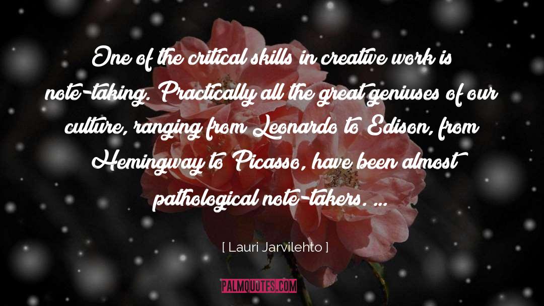 Probing Skills quotes by Lauri Jarvilehto