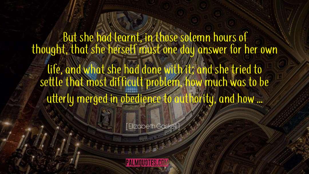 Problem For Women quotes by Elizabeth Gaskell