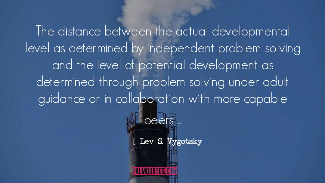 Problem quotes by Lev S. Vygotsky