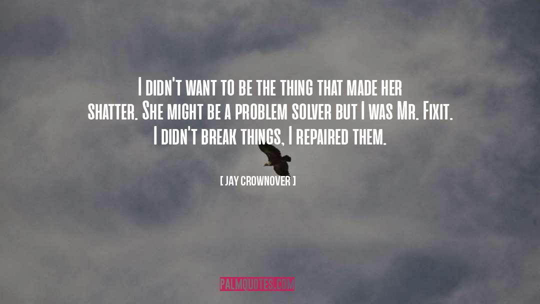 Problem Solver quotes by Jay Crownover