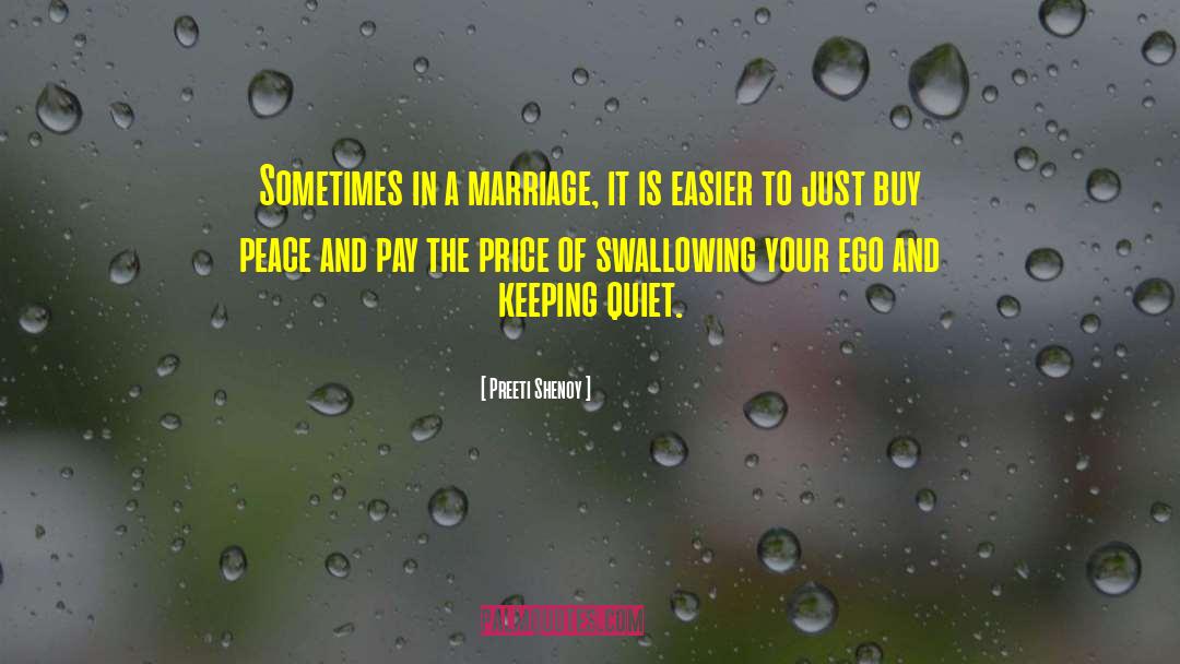 Problematic Marriage quotes by Preeti Shenoy