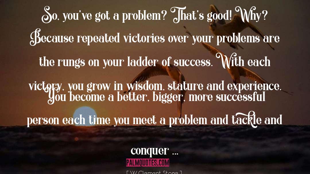 Problems And Solutions quotes by W. Clement Stone