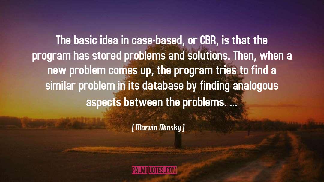 Problems And Solutions quotes by Marvin Minsky