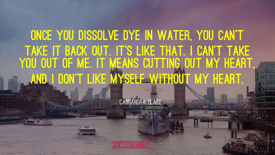 Problems Dissolve In You quotes by Cassandra Clare