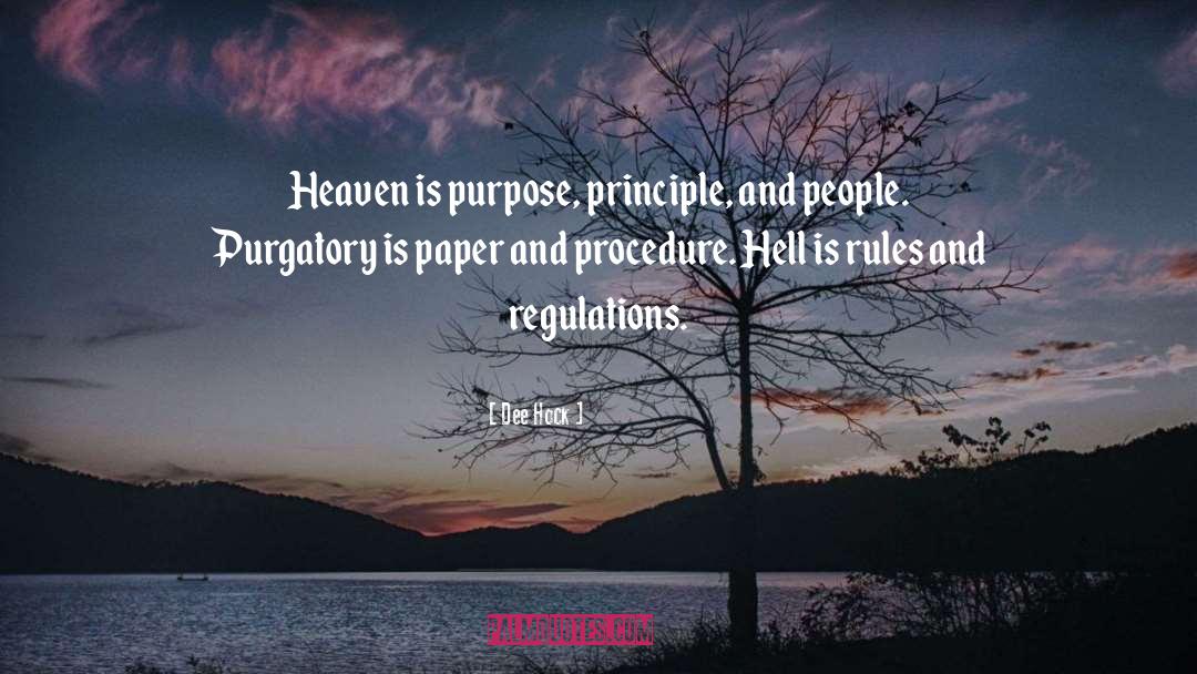 Procedures quotes by Dee Hock