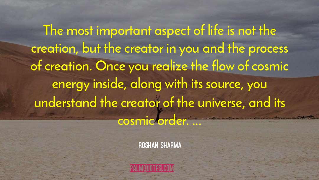 Process Of Creation quotes by Roshan Sharma