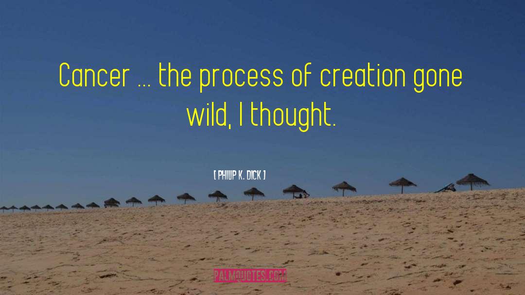 Process Of Creation quotes by Philip K. Dick