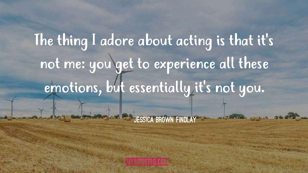 Processing Emotions quotes by Jessica Brown Findlay