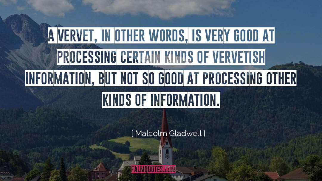 Processing quotes by Malcolm Gladwell