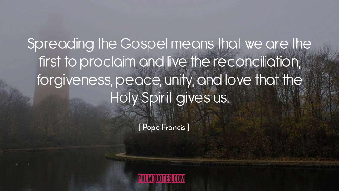 Proclaim quotes by Pope Francis