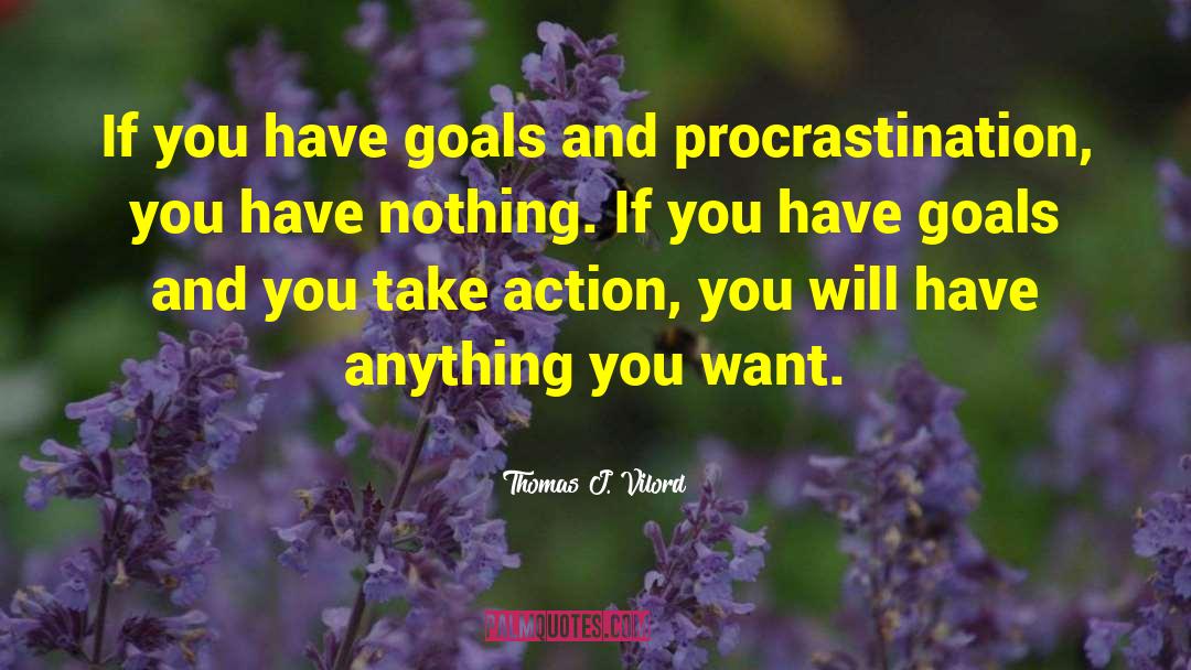 Procrastination quotes by Thomas J. Vilord