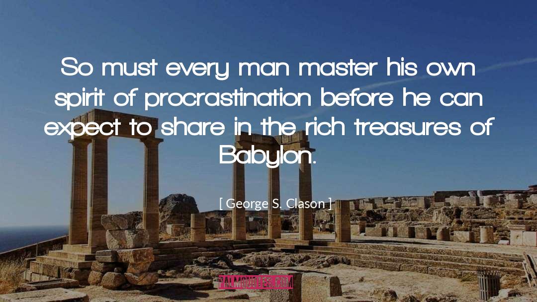 Procrastination quotes by George S. Clason