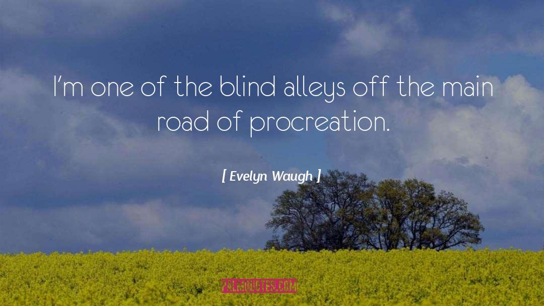 Procreation quotes by Evelyn Waugh